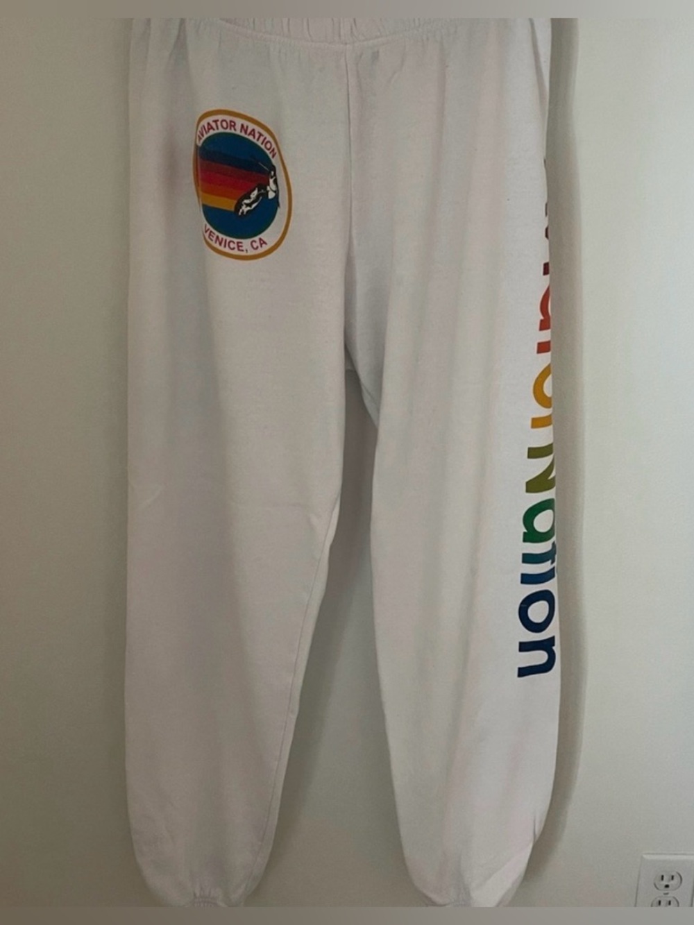 Aviator Nation White Sweatpants -Limited Editon Aspen - Picture 2 of 6
